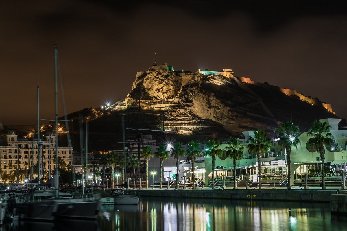 zamok Alikante Santa Barbara