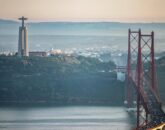 Lisbon statue of Christ Portugal