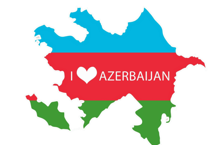 мапа Азербайджану