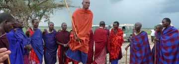 африканская деревня Масаи Мара, Кения