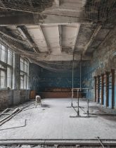 заброшенное здание в Чернобыле